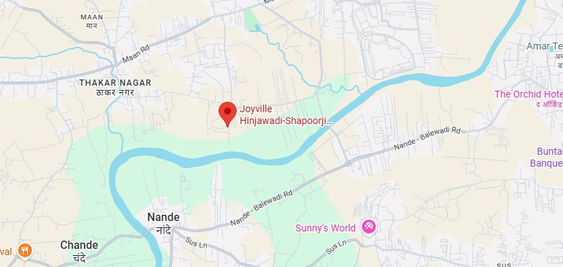 Joyville Joy 3.0 Hinjewadi Phase 1 location map
